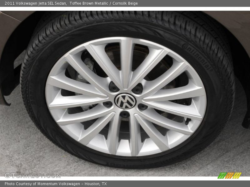 Toffee Brown Metallic / Cornsilk Beige 2011 Volkswagen Jetta SEL Sedan