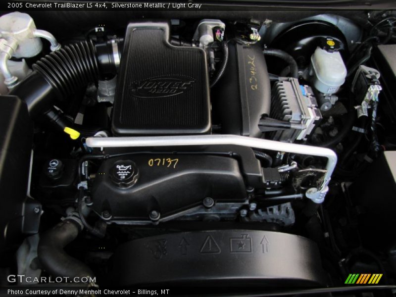 Silverstone Metallic / Light Gray 2005 Chevrolet TrailBlazer LS 4x4