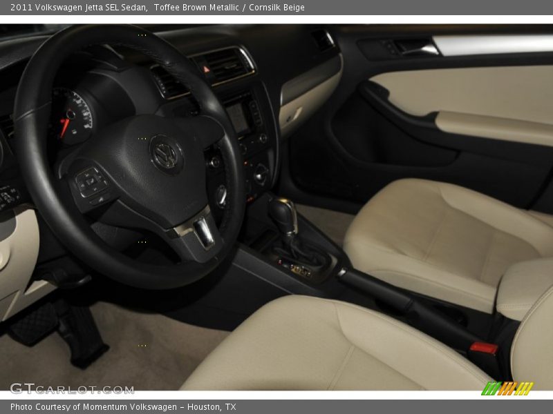 Toffee Brown Metallic / Cornsilk Beige 2011 Volkswagen Jetta SEL Sedan