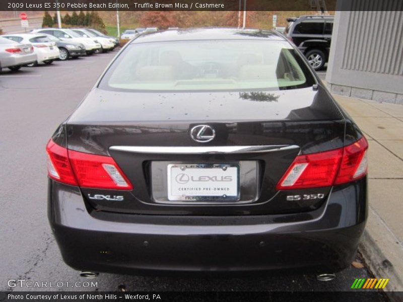 Truffle Brown Mica / Cashmere 2009 Lexus ES 350 Pebble Beach Edition