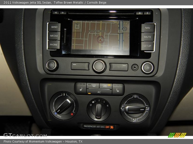 Toffee Brown Metallic / Cornsilk Beige 2011 Volkswagen Jetta SEL Sedan