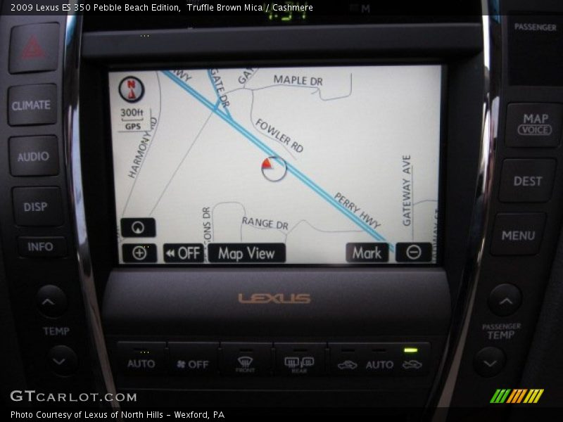 Truffle Brown Mica / Cashmere 2009 Lexus ES 350 Pebble Beach Edition