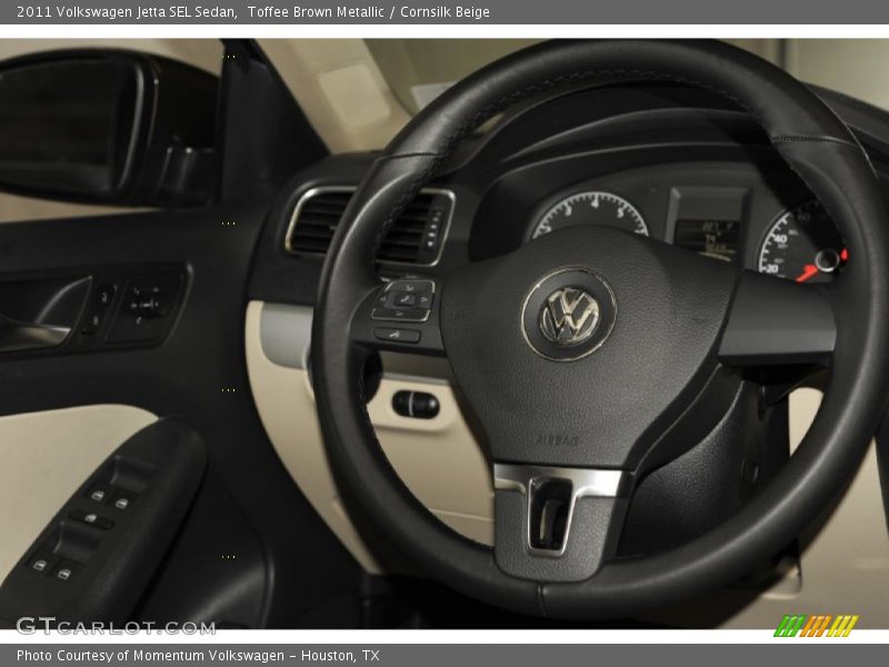 Toffee Brown Metallic / Cornsilk Beige 2011 Volkswagen Jetta SEL Sedan