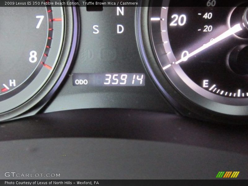 Truffle Brown Mica / Cashmere 2009 Lexus ES 350 Pebble Beach Edition