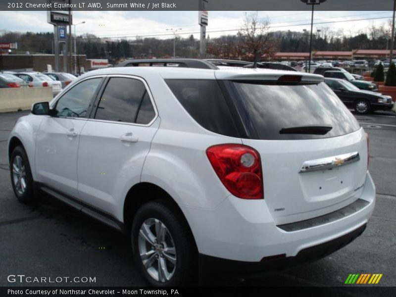 Summit White / Jet Black 2012 Chevrolet Equinox LT AWD