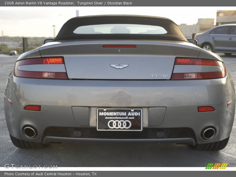 Tungsten Silver / Obsidian Black 2008 Aston Martin V8 Vantage Roadster