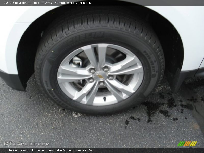 Summit White / Jet Black 2012 Chevrolet Equinox LT AWD