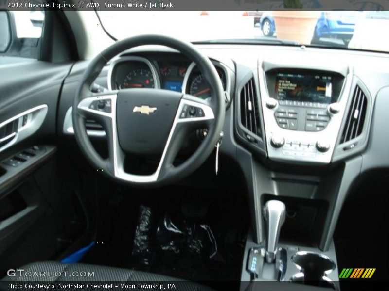 Summit White / Jet Black 2012 Chevrolet Equinox LT AWD