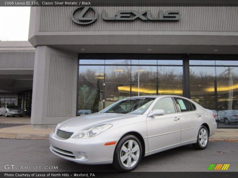 Classic Silver Metallic / Black 2006 Lexus ES 330