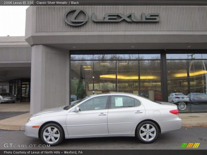 Classic Silver Metallic / Black 2006 Lexus ES 330