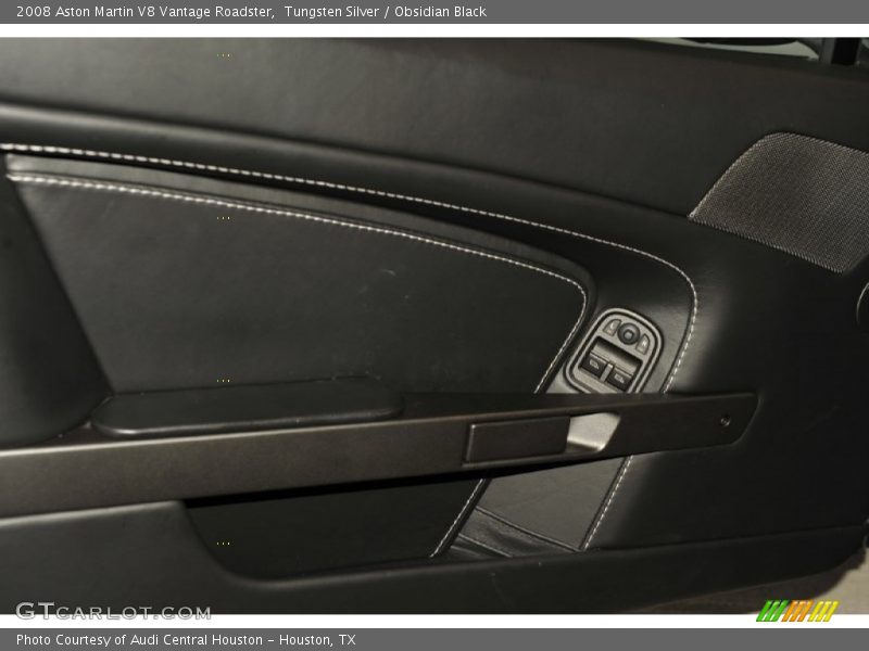 Tungsten Silver / Obsidian Black 2008 Aston Martin V8 Vantage Roadster