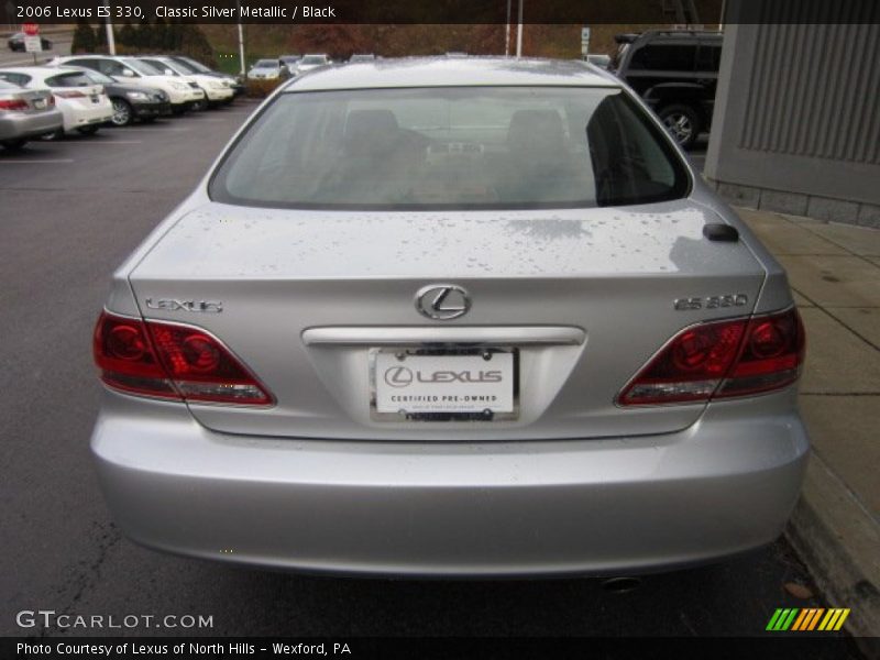 Classic Silver Metallic / Black 2006 Lexus ES 330
