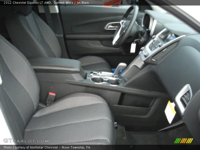 Summit White / Jet Black 2012 Chevrolet Equinox LT AWD