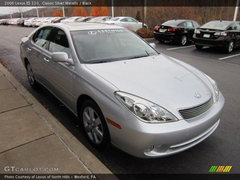 Classic Silver Metallic / Black 2006 Lexus ES 330