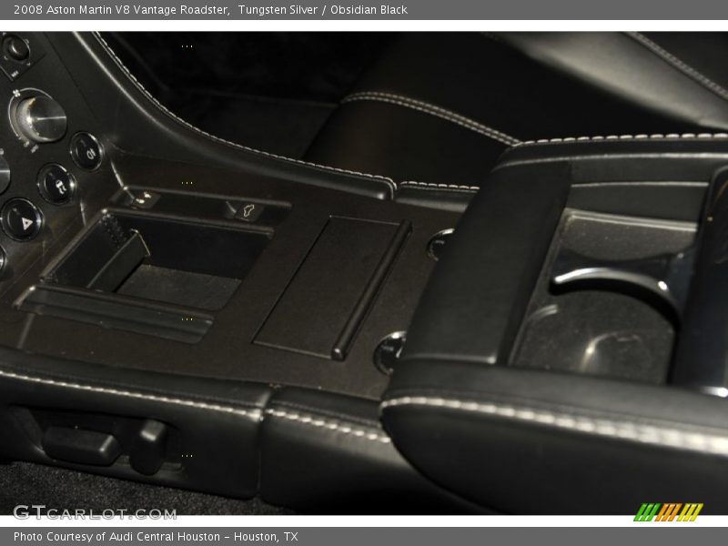 Tungsten Silver / Obsidian Black 2008 Aston Martin V8 Vantage Roadster