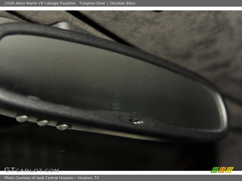 Tungsten Silver / Obsidian Black 2008 Aston Martin V8 Vantage Roadster