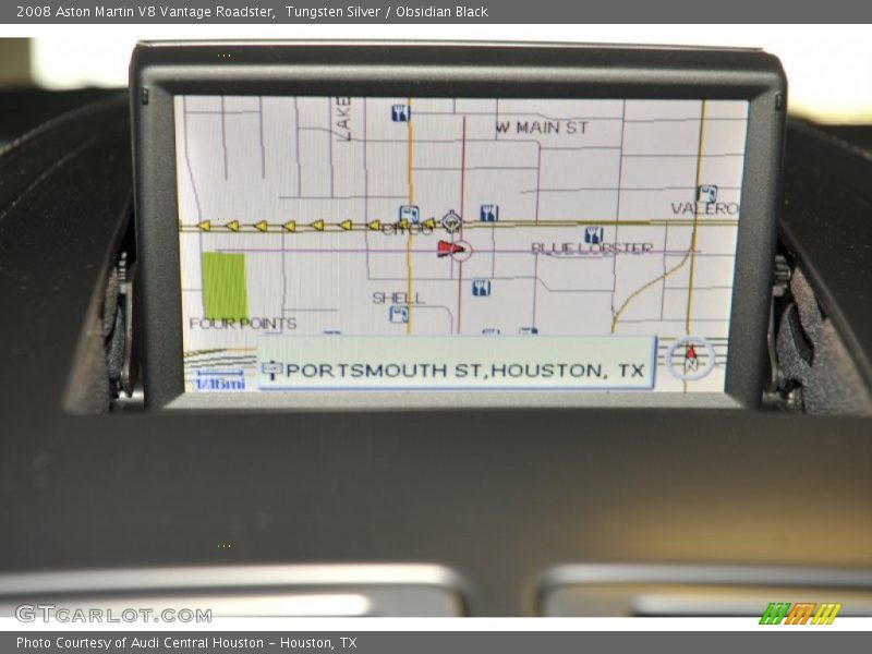 Navigation of 2008 V8 Vantage Roadster