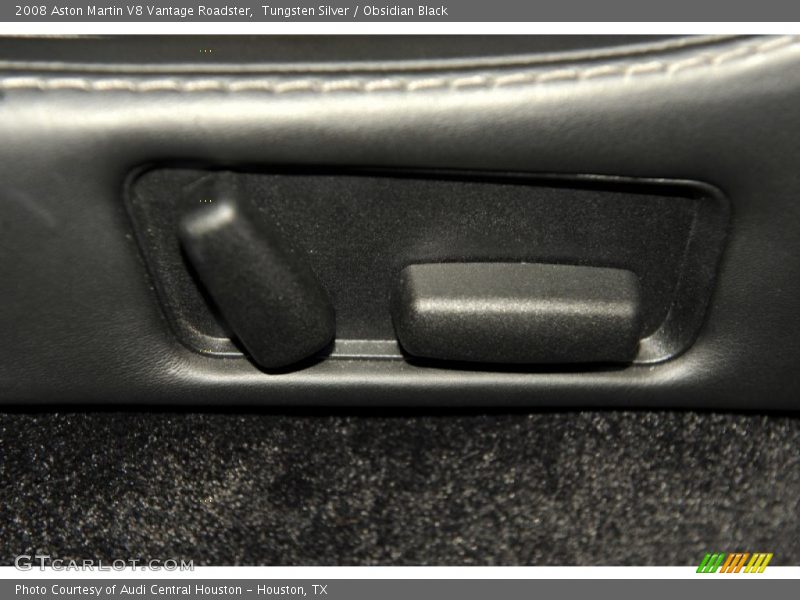 Tungsten Silver / Obsidian Black 2008 Aston Martin V8 Vantage Roadster