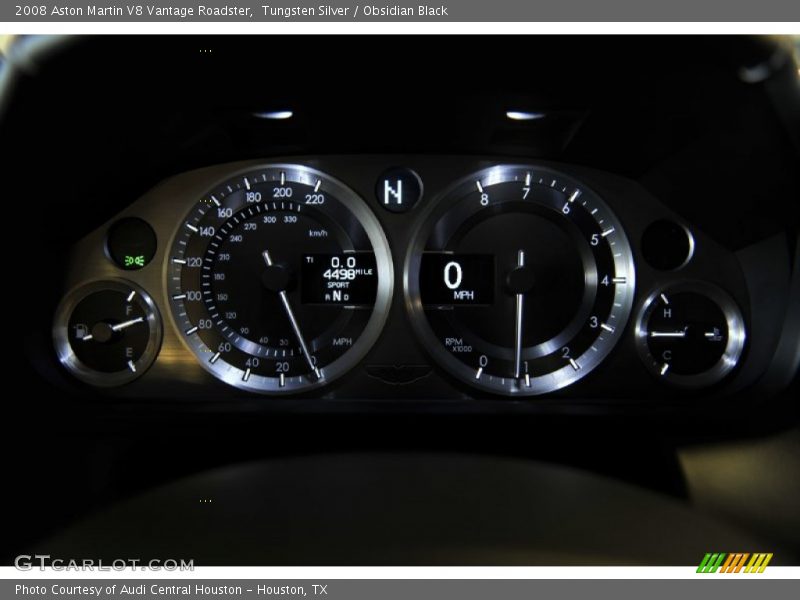  2008 V8 Vantage Roadster Roadster Gauges