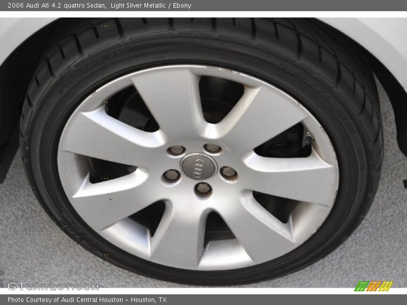 Light Silver Metallic / Ebony 2006 Audi A6 4.2 quattro Sedan