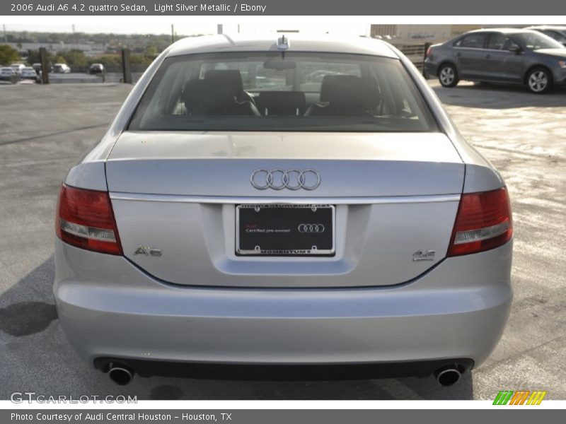 Light Silver Metallic / Ebony 2006 Audi A6 4.2 quattro Sedan