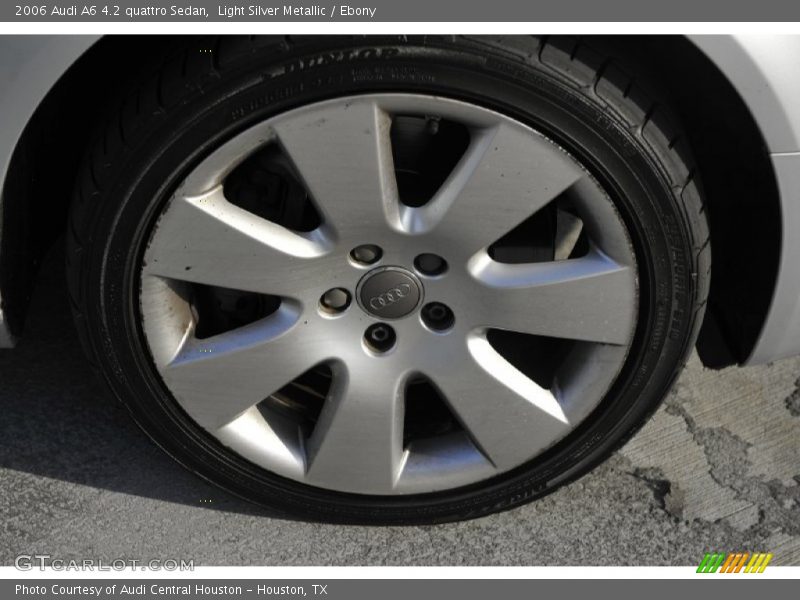 Light Silver Metallic / Ebony 2006 Audi A6 4.2 quattro Sedan