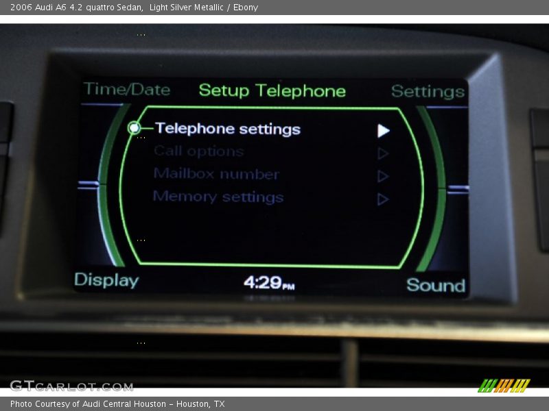 Light Silver Metallic / Ebony 2006 Audi A6 4.2 quattro Sedan