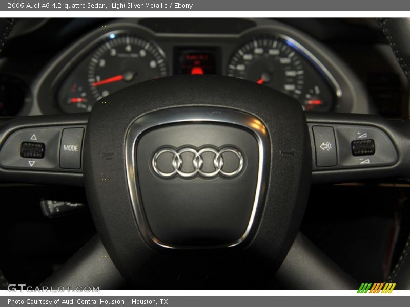 Light Silver Metallic / Ebony 2006 Audi A6 4.2 quattro Sedan