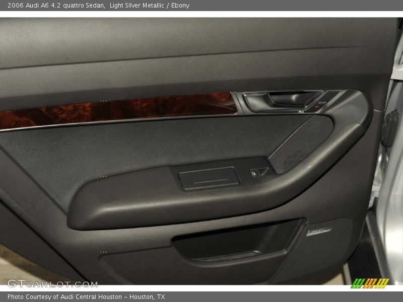 Light Silver Metallic / Ebony 2006 Audi A6 4.2 quattro Sedan
