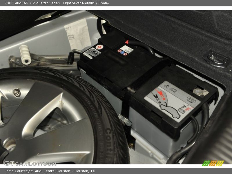 Battery in trunk - 2006 Audi A6 4.2 quattro Sedan