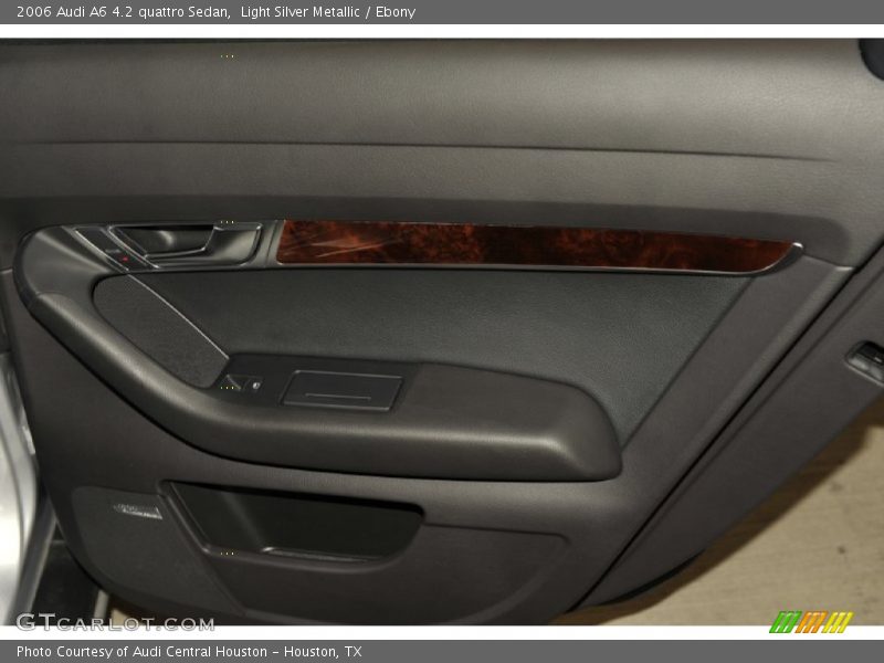 Light Silver Metallic / Ebony 2006 Audi A6 4.2 quattro Sedan