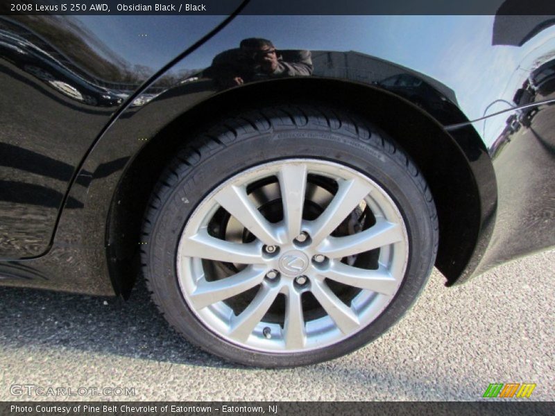 Obsidian Black / Black 2008 Lexus IS 250 AWD