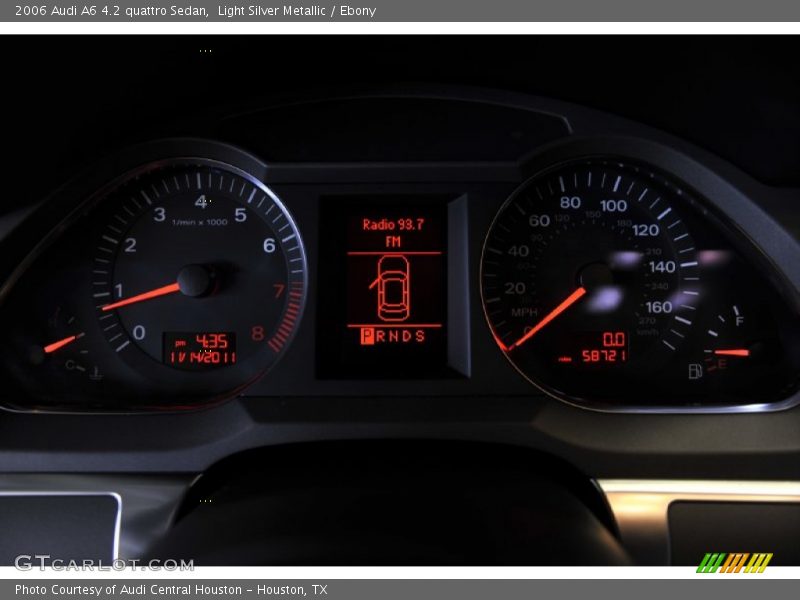 Light Silver Metallic / Ebony 2006 Audi A6 4.2 quattro Sedan
