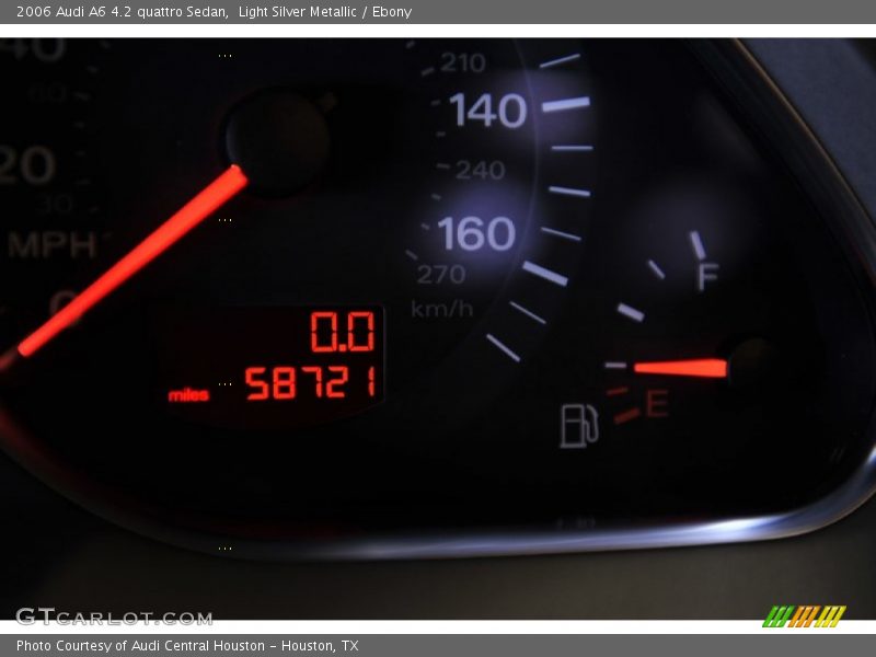 Light Silver Metallic / Ebony 2006 Audi A6 4.2 quattro Sedan