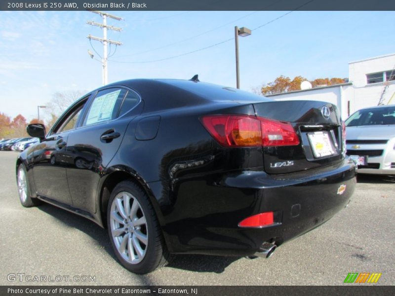 Obsidian Black / Black 2008 Lexus IS 250 AWD