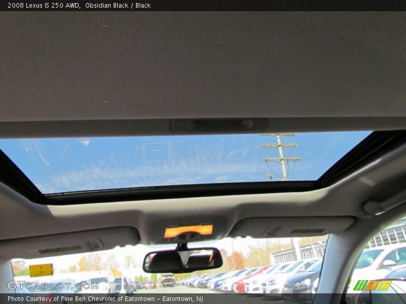 Obsidian Black / Black 2008 Lexus IS 250 AWD