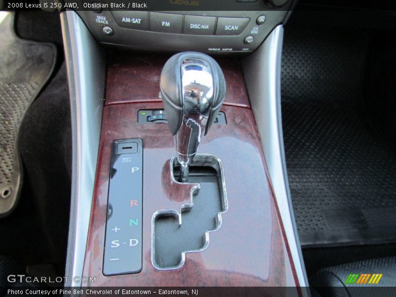 Obsidian Black / Black 2008 Lexus IS 250 AWD