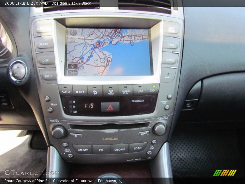 Obsidian Black / Black 2008 Lexus IS 250 AWD