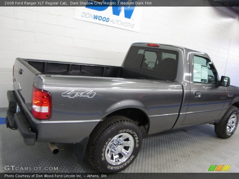 Dark Shadow Grey Metallic / Medium Dark Flint 2008 Ford Ranger XLT Regular Cab