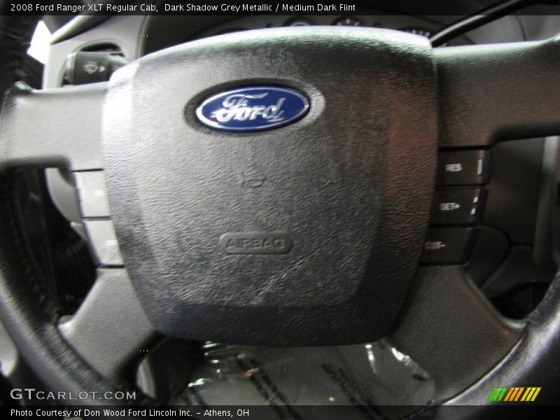 Dark Shadow Grey Metallic / Medium Dark Flint 2008 Ford Ranger XLT Regular Cab