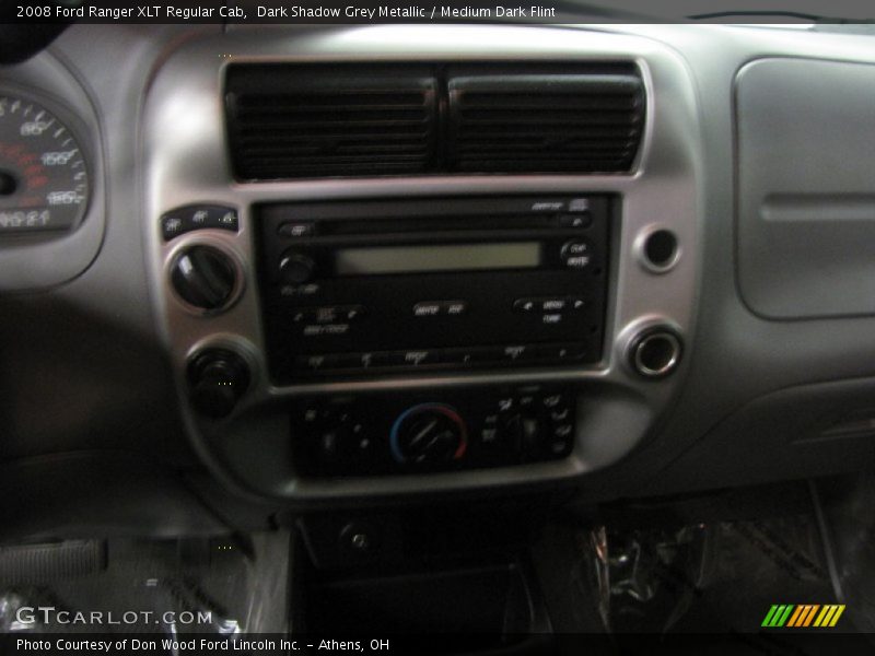 Dark Shadow Grey Metallic / Medium Dark Flint 2008 Ford Ranger XLT Regular Cab