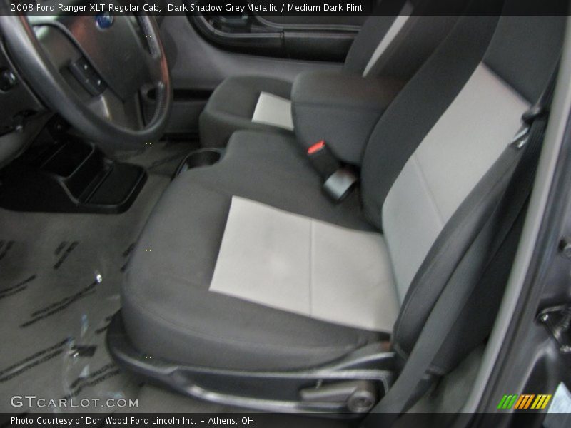 Dark Shadow Grey Metallic / Medium Dark Flint 2008 Ford Ranger XLT Regular Cab