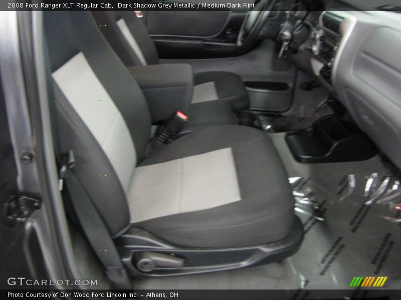 Dark Shadow Grey Metallic / Medium Dark Flint 2008 Ford Ranger XLT Regular Cab