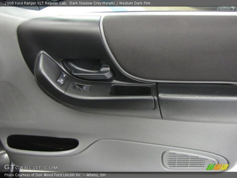Dark Shadow Grey Metallic / Medium Dark Flint 2008 Ford Ranger XLT Regular Cab
