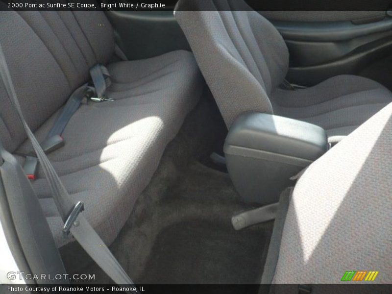 Bright White / Graphite 2000 Pontiac Sunfire SE Coupe