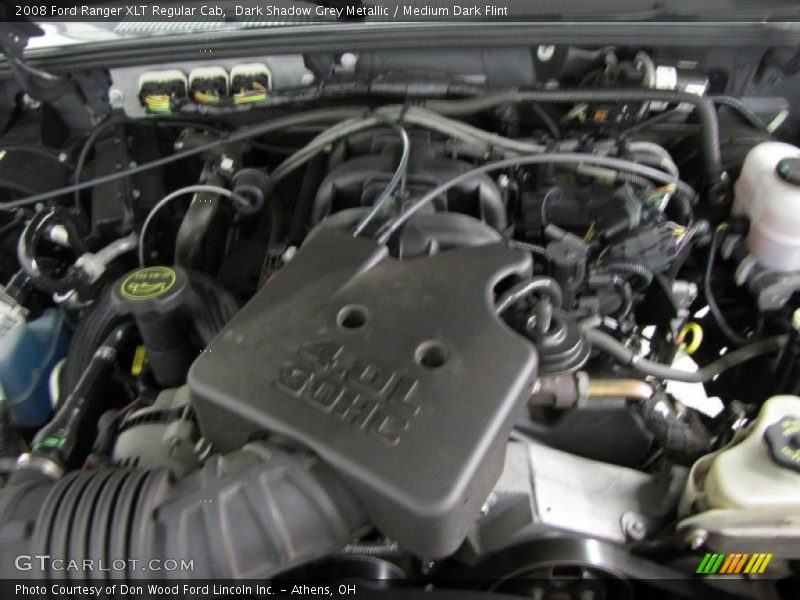 Dark Shadow Grey Metallic / Medium Dark Flint 2008 Ford Ranger XLT Regular Cab