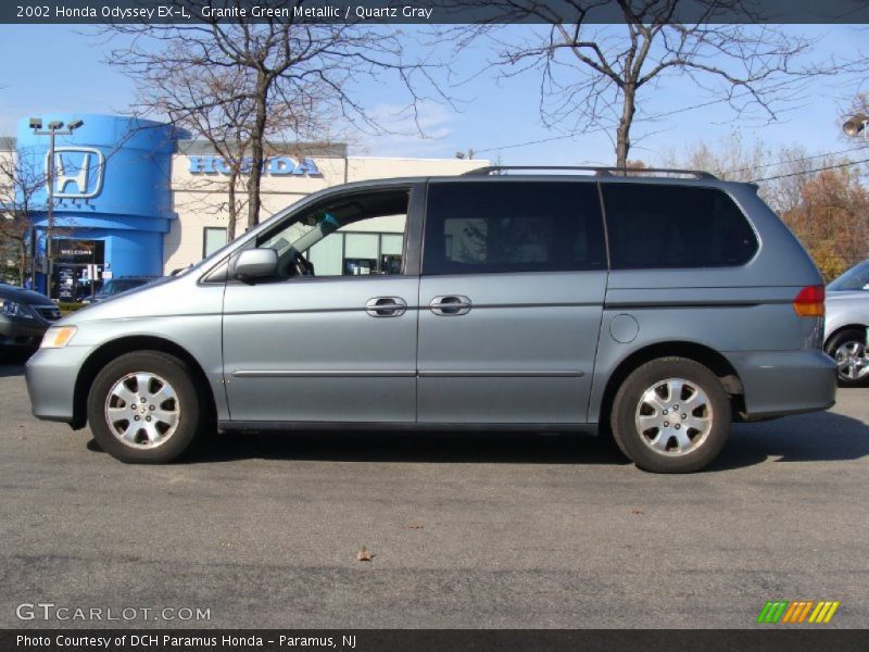Granite Green Metallic / Quartz Gray 2002 Honda Odyssey EX-L