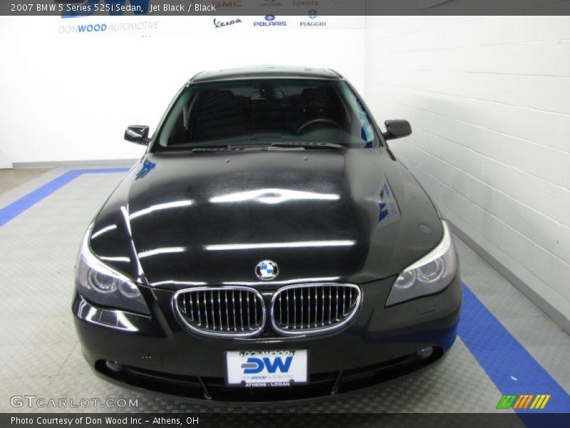 Jet Black / Black 2007 BMW 5 Series 525i Sedan