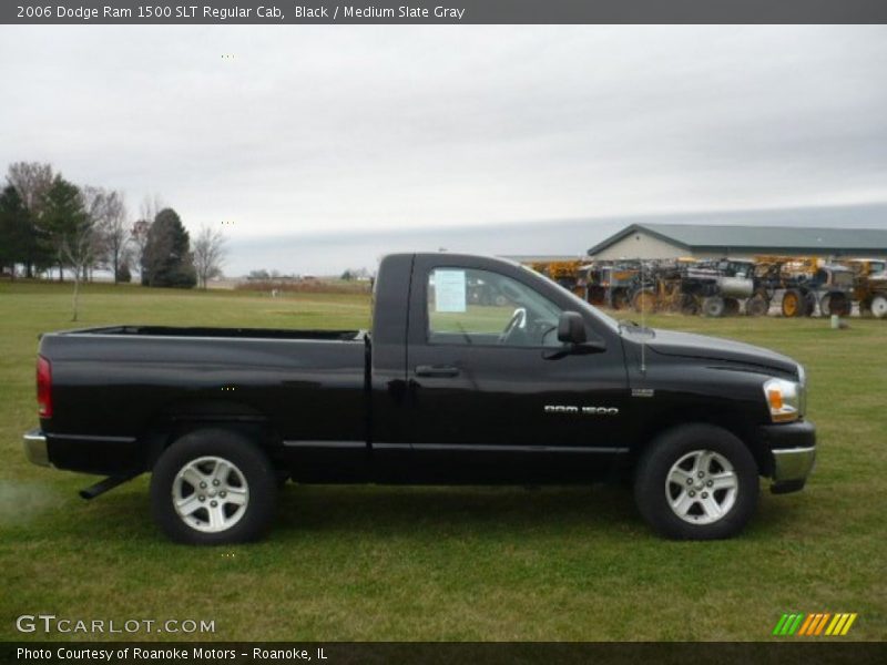 Black / Medium Slate Gray 2006 Dodge Ram 1500 SLT Regular Cab