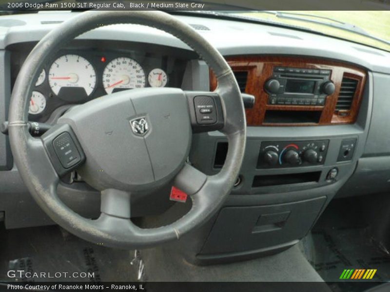 Black / Medium Slate Gray 2006 Dodge Ram 1500 SLT Regular Cab